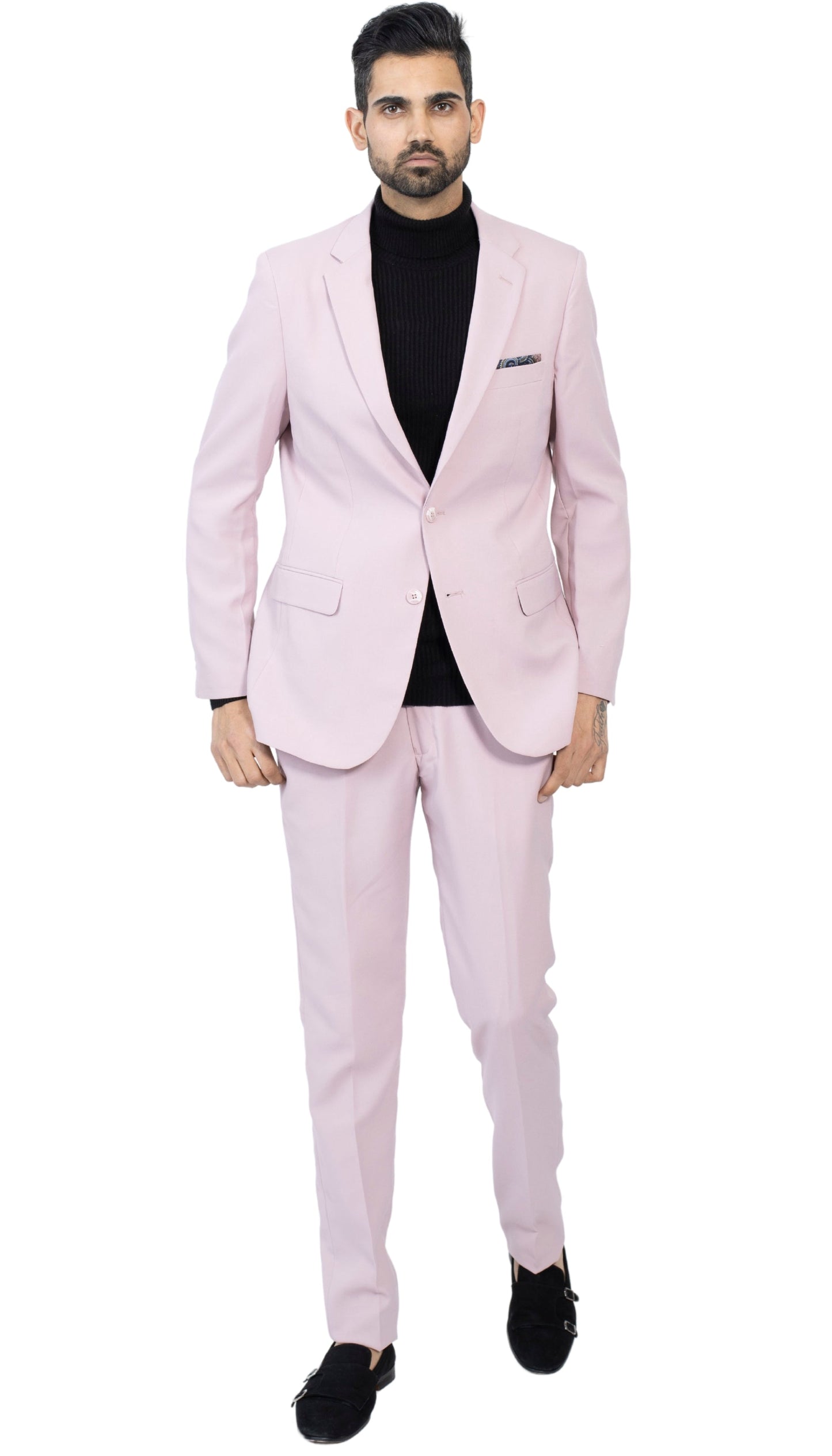 Men's Pale Mauve Slim Fit 2-Piece Suit