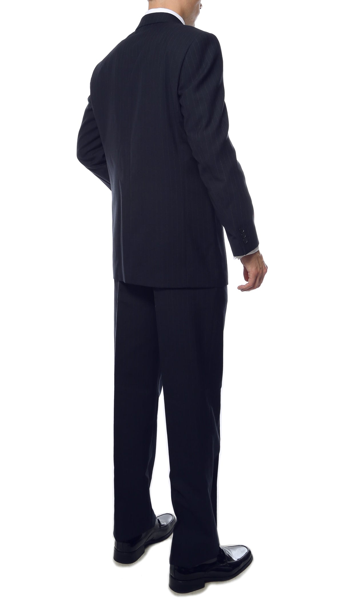 Men's Black Tailored 2-Piece Suit