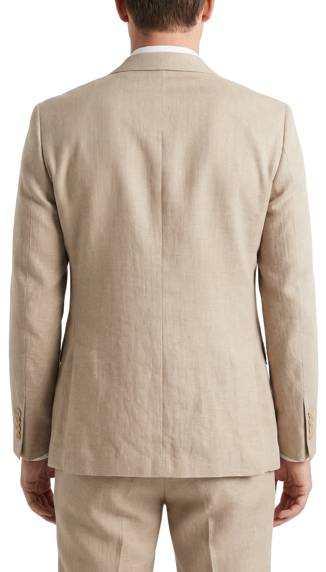 Men’s Tan Slim Fit 3-Piece Suit