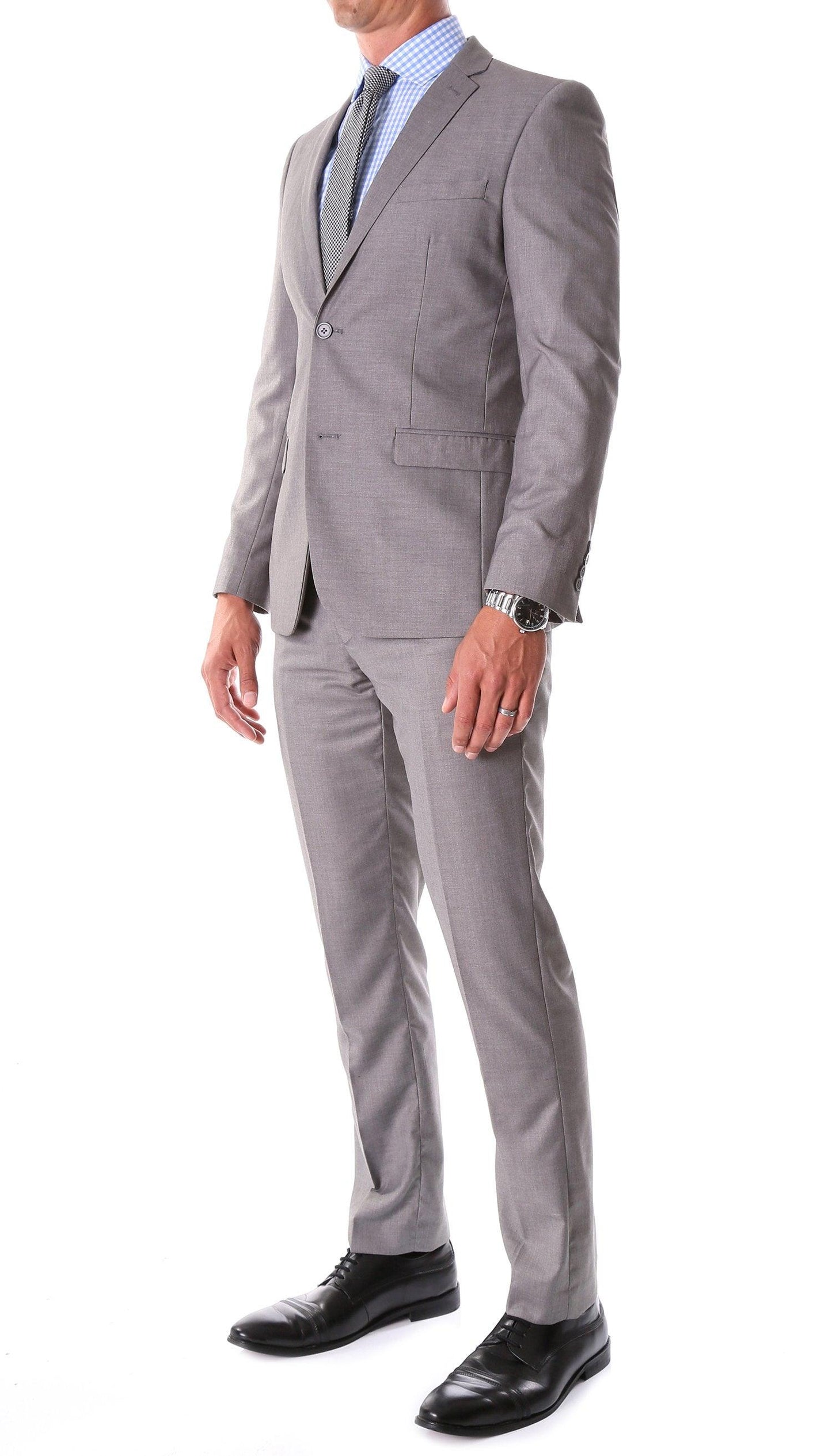 Oslo Grey Slim Fit 2-Piece Suit