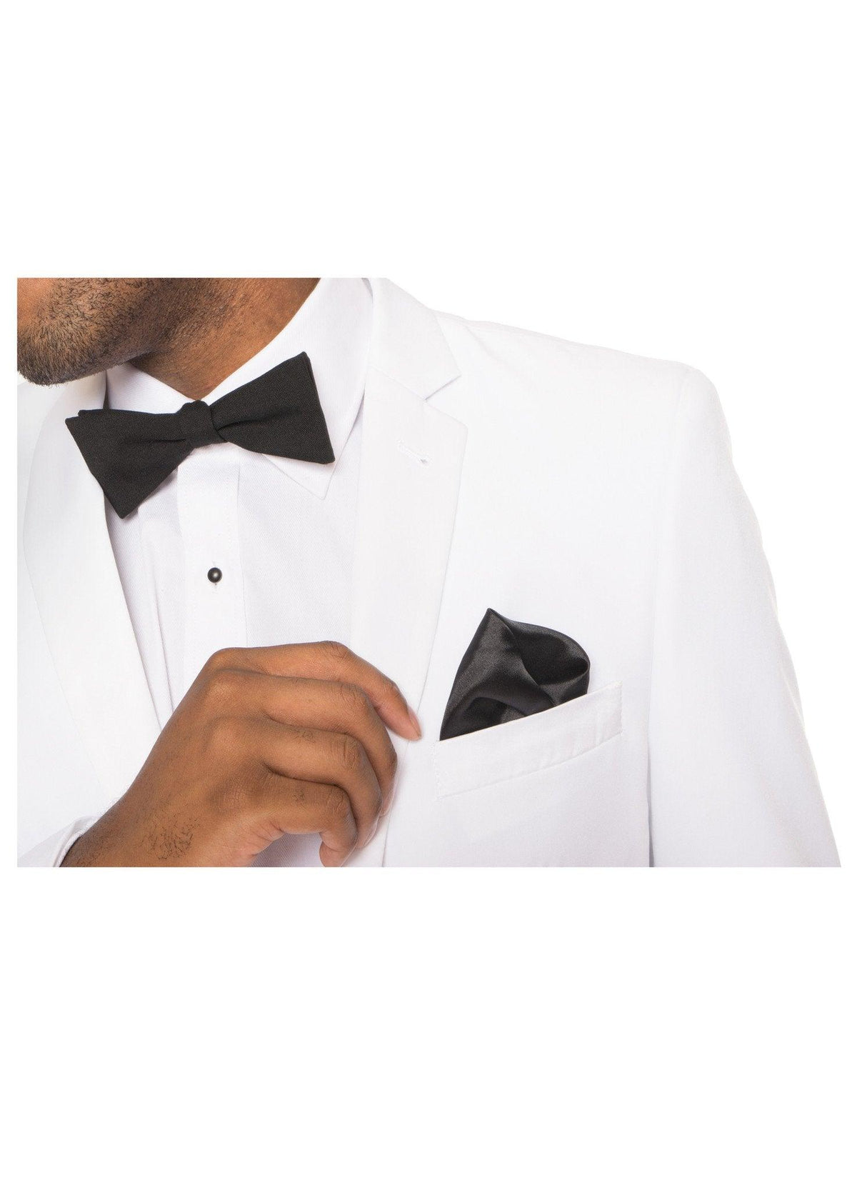 Men’s White Slim Fit 2-Piece Tuxedo