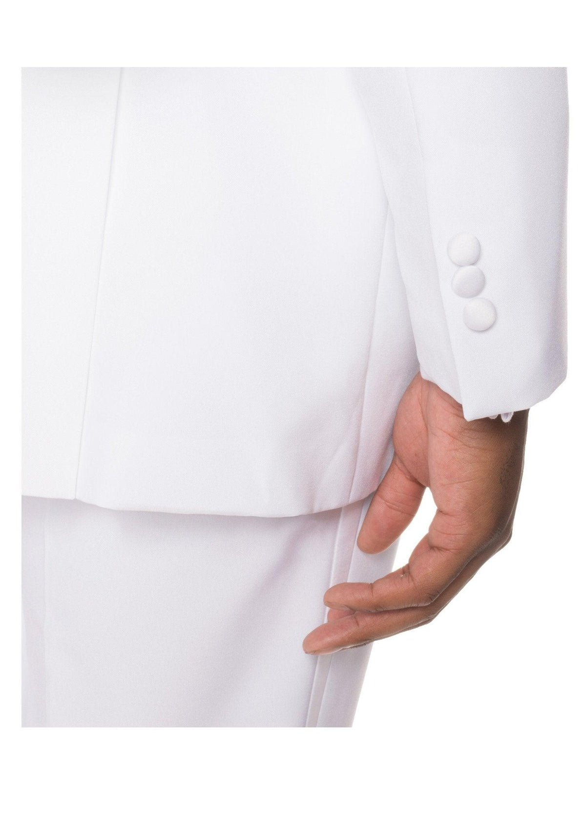 Men’s White Slim Fit 2-Piece Tuxedo