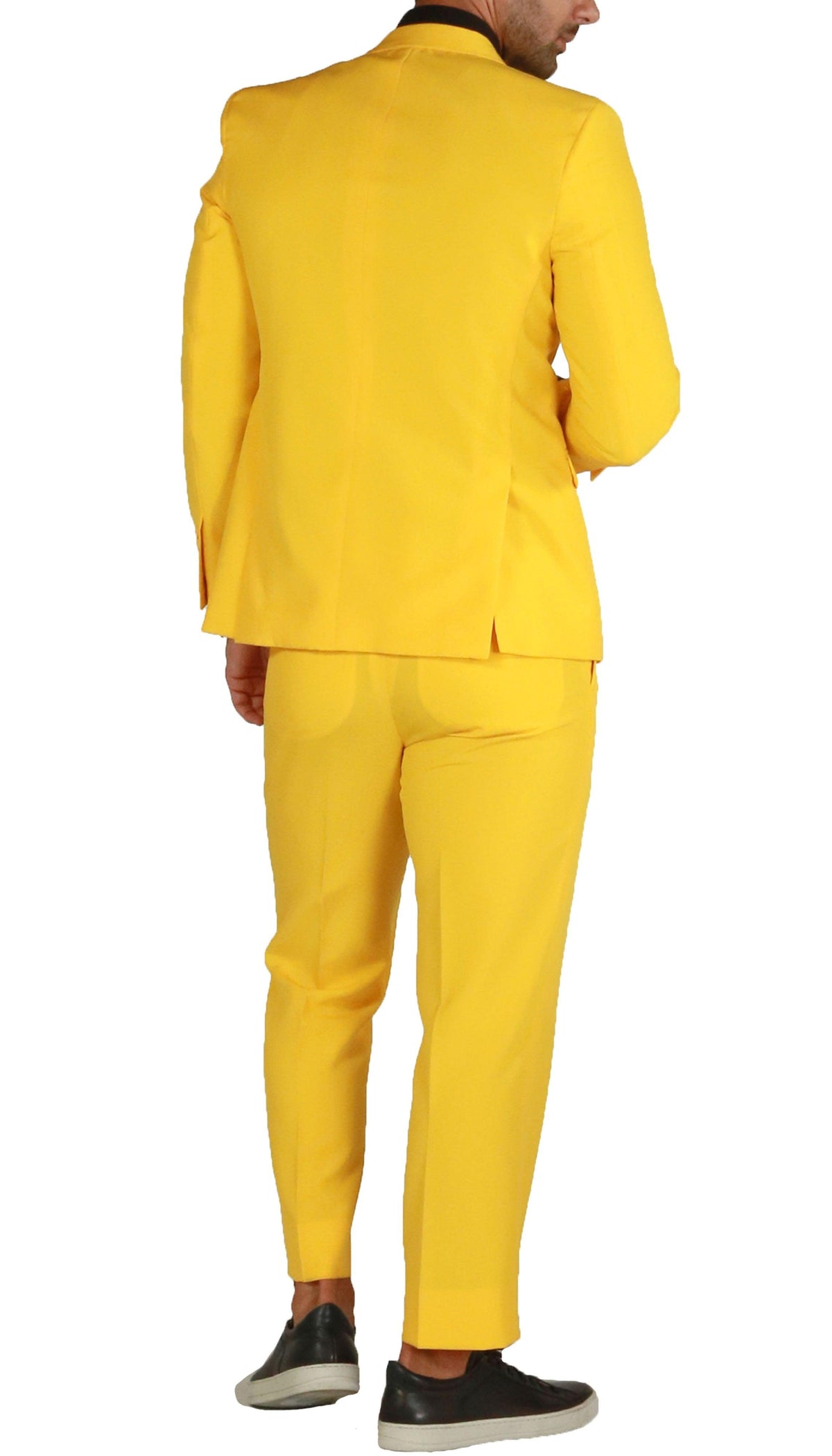 Men's Yellow Slim Fit 2-Piece Suit