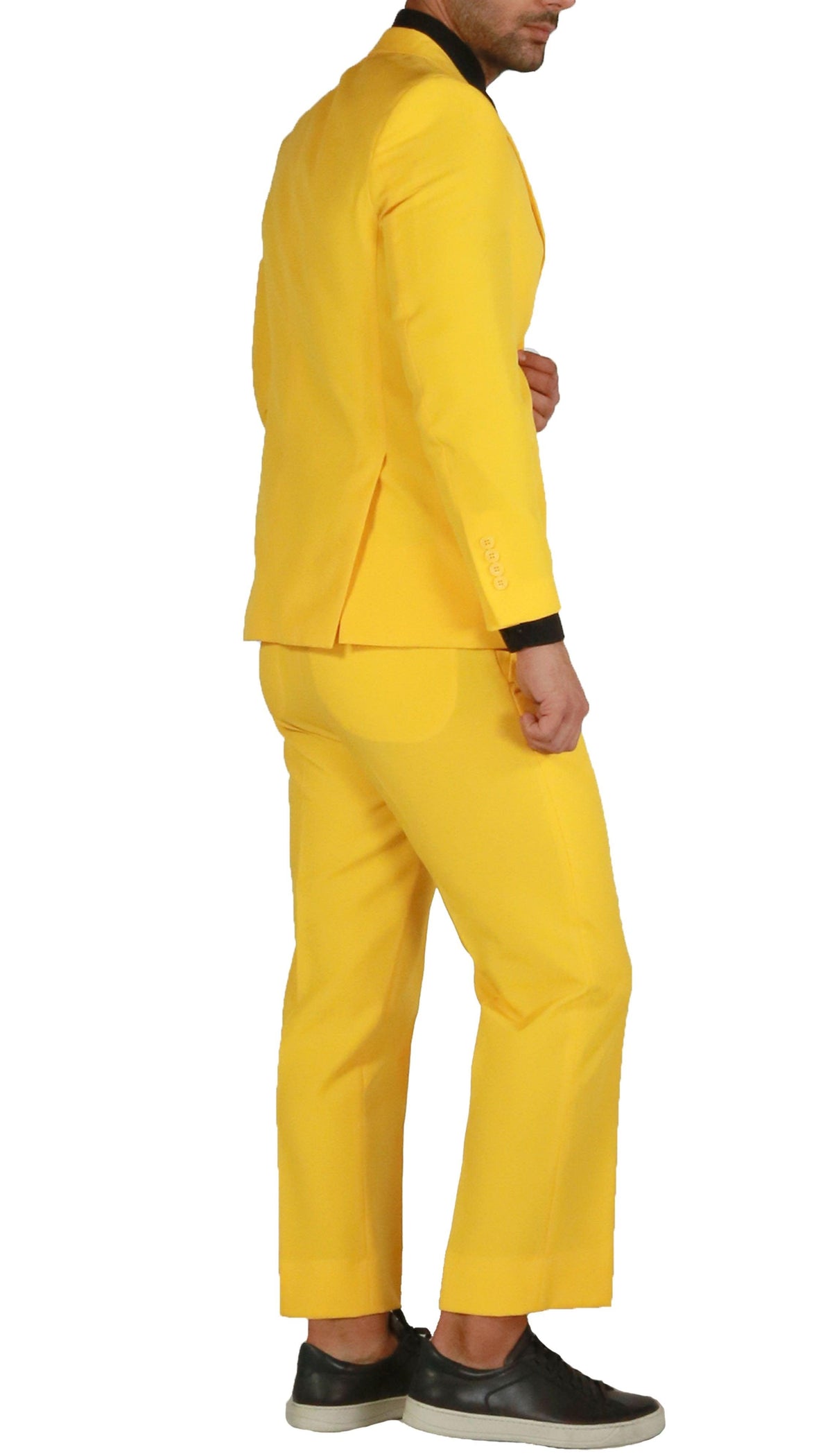 Men's Yellow Slim Fit 2-Piece Suit